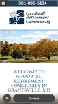 Mobile Screenshot of goodwillhome.org